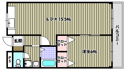 リバーサイドマンション 間取り図