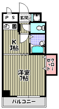 レジデンス川原 間取り図