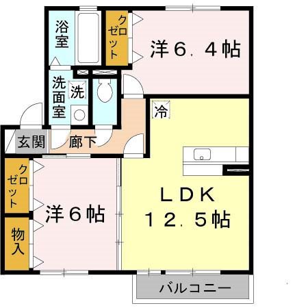 サンセールS 間取り図