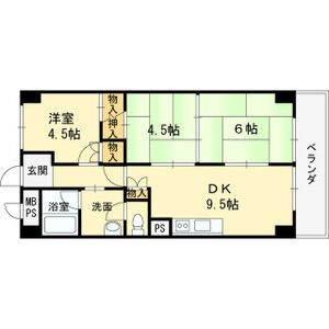 狭山ハウス2号館  間取り図