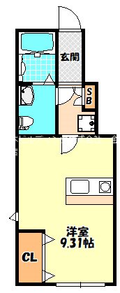 メゾン・ゆうＡ棟  間取り図