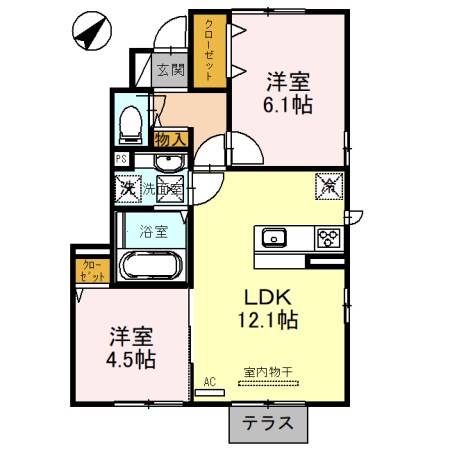 Honu・Repos 間取り図