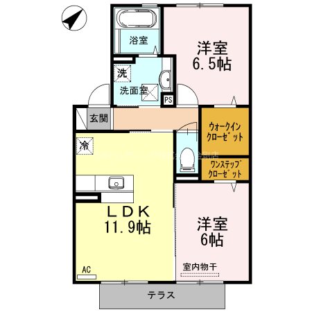 アンジュール 間取り図