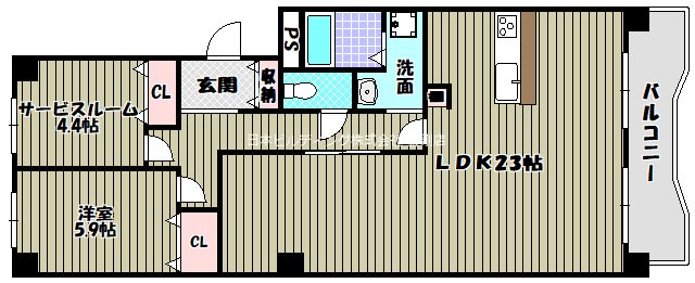 藤和さやまハイタウン 間取り図