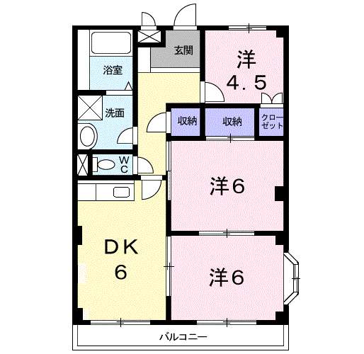 ソルジェンテ金剛 間取り