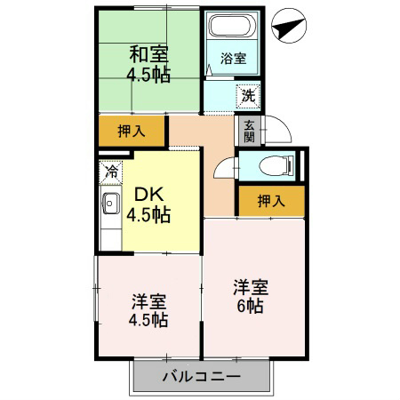 ピュアハイムⅠ 間取り