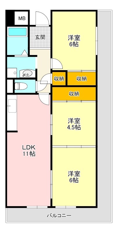 ブランミュール陶器 間取り図