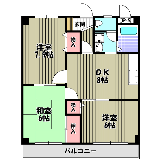 Selley&amp;rsquo;s金剛 間取り図