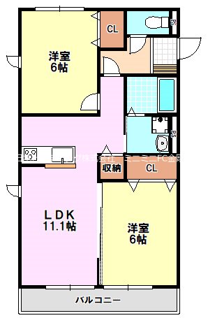 Primrose 間取り図