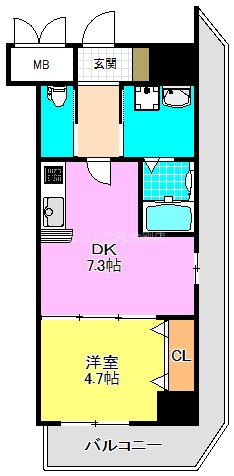 グランビア深井 間取り図