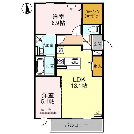 SunSun あおばおか 間取り図