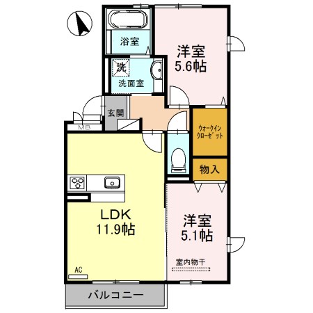 シャルマン 間取り図