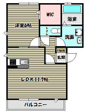 バレンシア 間取り図