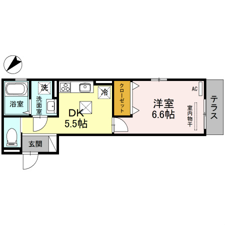 メゾンキンメイ 間取り図