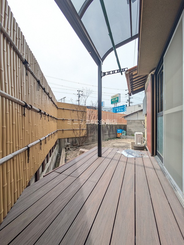 河内長野市松ケ丘東町住宅 ベランダ