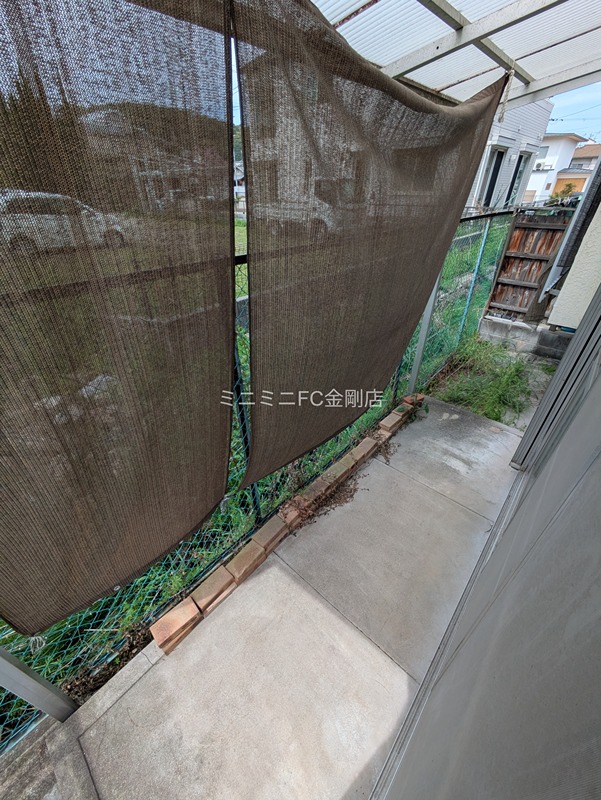 河内長野市松ケ丘東町住宅 ベランダ