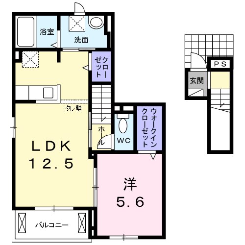 イノセントコートⅢ  間取り図