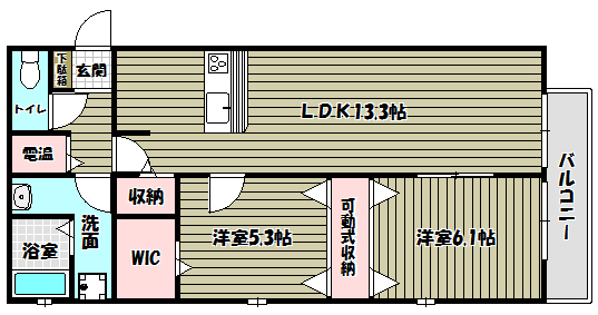メゾン・カンフリエ 間取り図