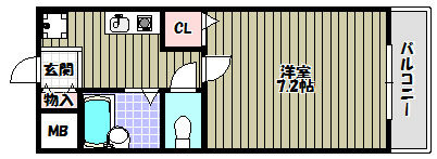 エイト富田林 間取り図