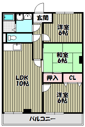 シャングリラ深井 間取り図