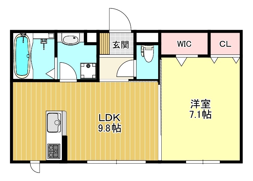 クリサンテーモ 間取り図