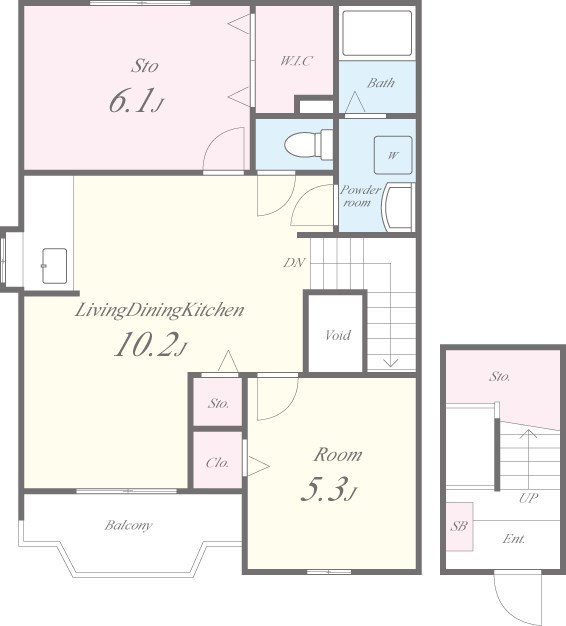カーサ高尾 間取り図