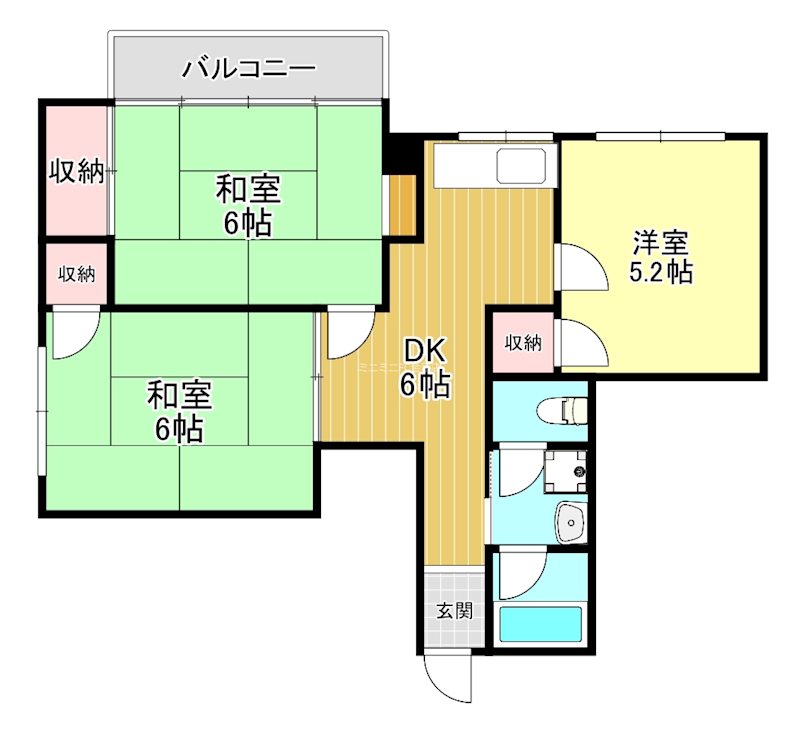 ＳＡＭＵＲＡＩマンション 間取り図
