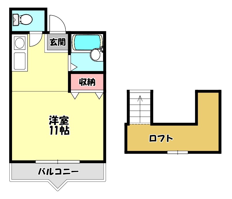 ロフトクラブ 間取り図