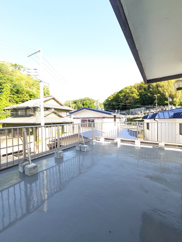 河内⻑野市三日市町貸家C ベランダ