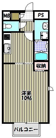 アムールKATAKURA 間取り図