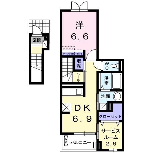 アルファコート 間取り図