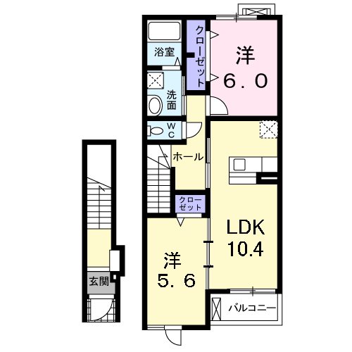 サンリット　カーサ 間取り図