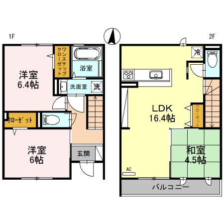 オースター　アベリア 間取り図