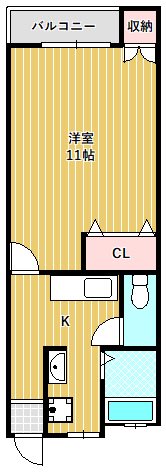 山本ハイツ 間取り図