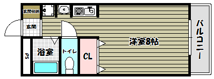 レジデンス遊園前 間取り図