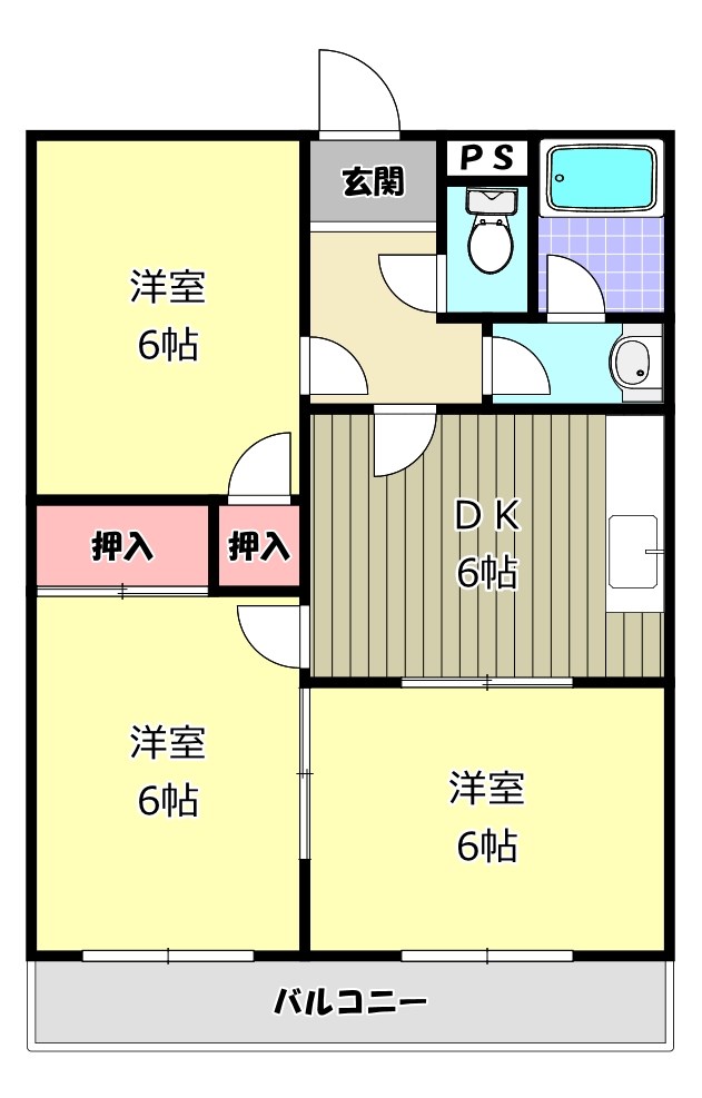 シティライフ川西 間取り図