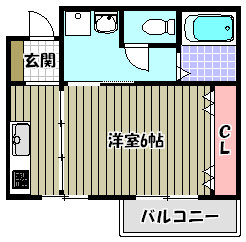 ロイヤル日根野 間取り図