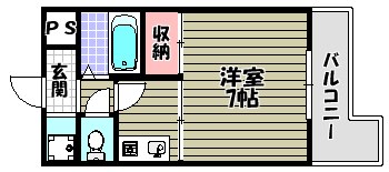 レジデンス川原 間取り図