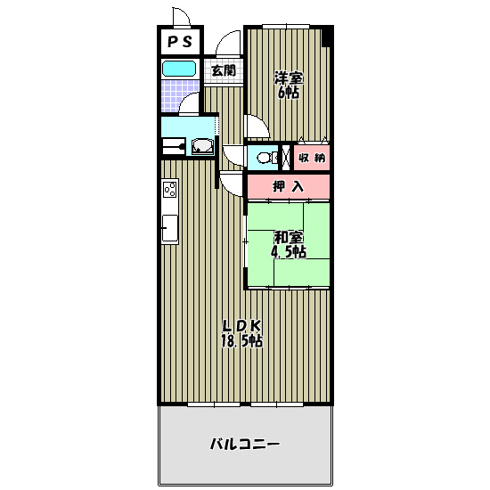 ギャレ金剛 間取り図
