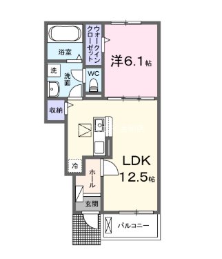 フェルド菩提 間取り図