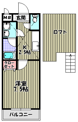 ポプラーレ狭山 間取り図