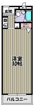 クオリティハイツ田中 間取り図