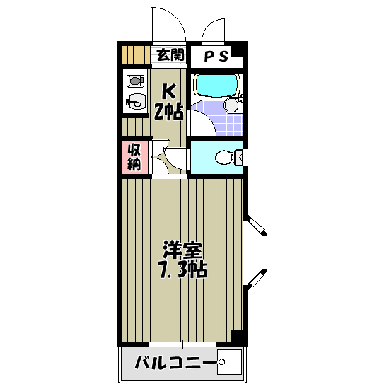 ロアール尾崎 間取り図