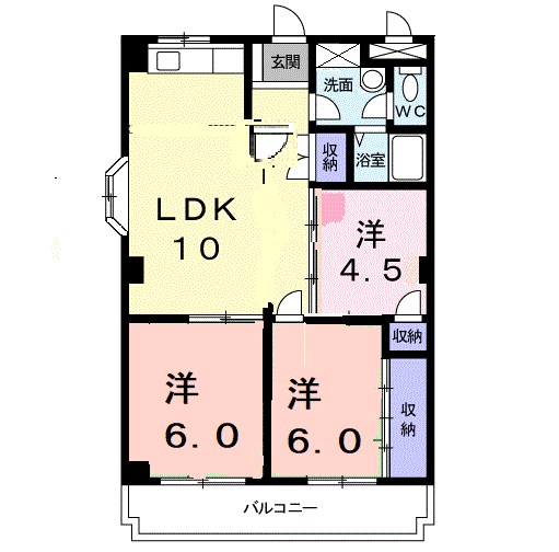 プラザエクシード 間取り図