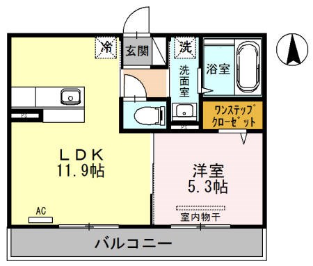 ヴィラ　クエンティ 間取り図