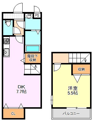 スリーハーブズ狭山Ⅰ番館 間取り図