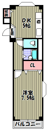 メゾンボヌール 間取り図