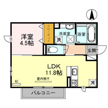 プチ　アングル 間取り図