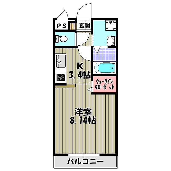 アンプルールクラージュサピエンス 間取り図