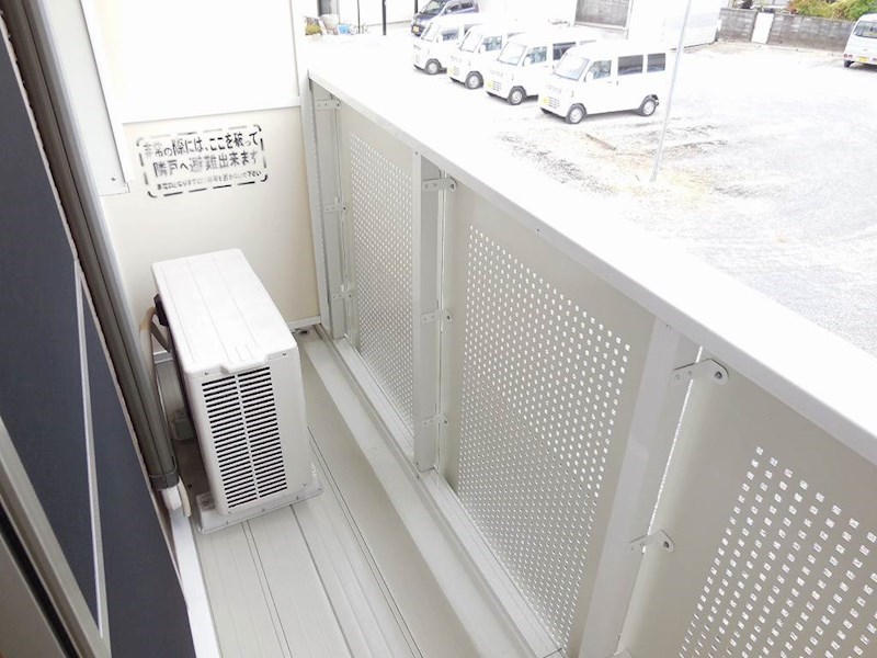 ビッグウエスト ベランダ